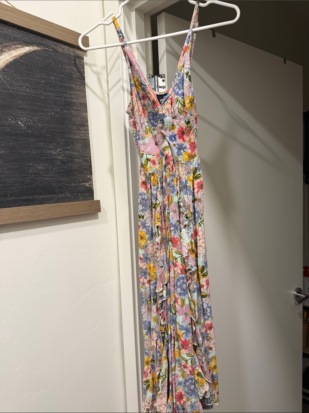 Floral Ruffle Maxi Dress - Picture 3 of 3